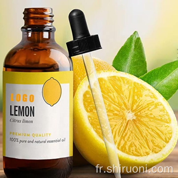 Personnaliser l&#39;huile essentielle 100% pure et naturelle améliore l&#39;humeur et les symptômes du rhume Huile essentielle de citron